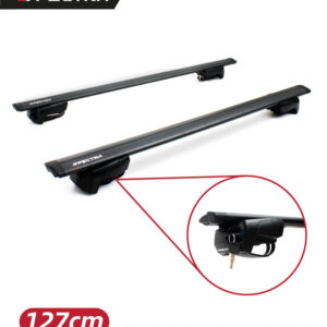 Base ancha de faja para rieles separados del techo con barras de 127cm