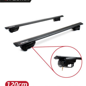 Base ancha de faja para rieles separados del techo con barras de 120cm