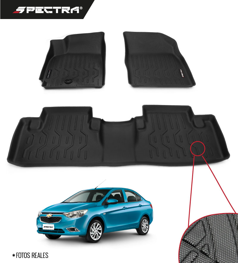 Chevrolet Aveo (2017-2023) Textura Antideslizante